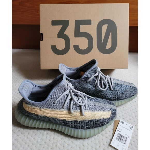 Adidas Yeezy Boost 350 V2 Ash Blue GY7657 - 7.5 EUC - Picture 1 of 9